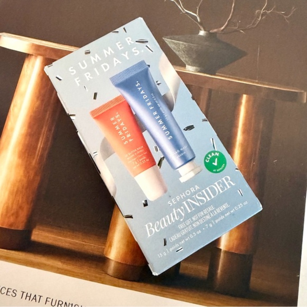 Summer Fridays Jet Lag Mask & Lip Balm Set‎